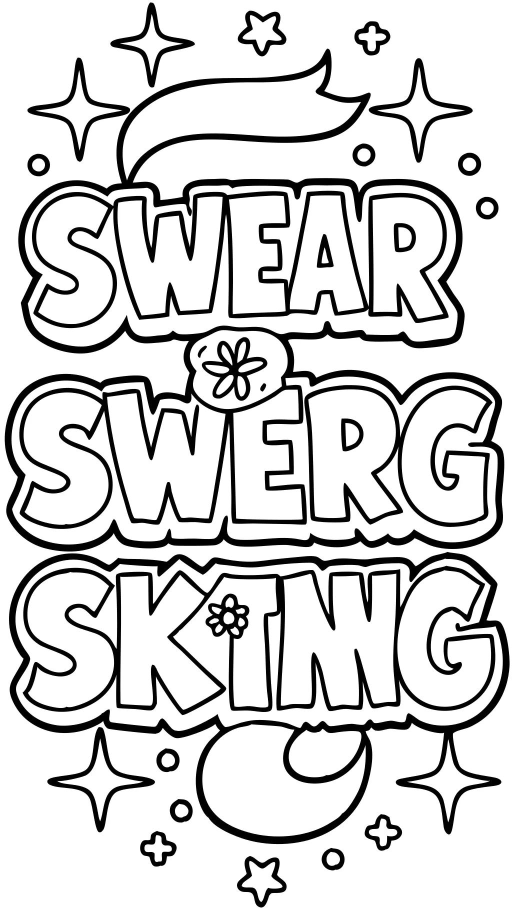 swearing coloring pages free